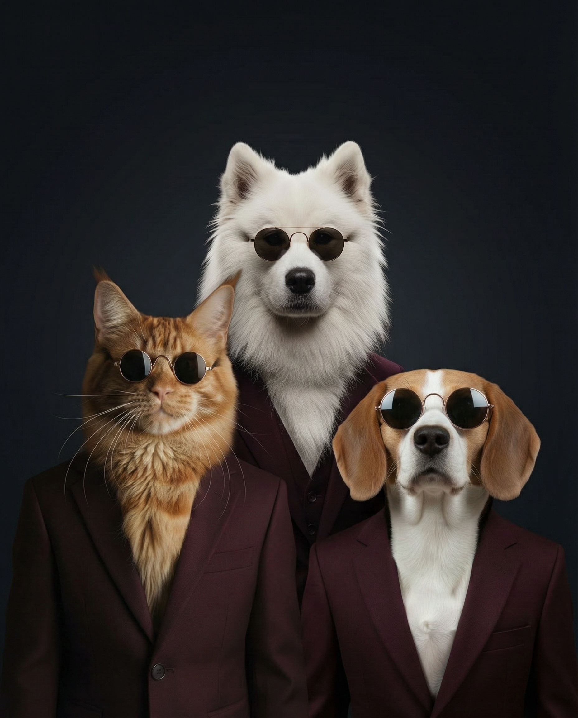 Noir Collection: Personalised Digital Pet Portrait