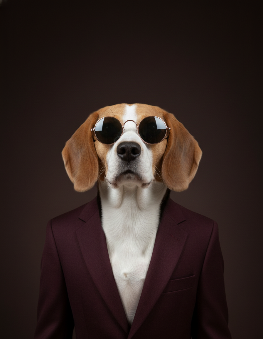 Noir Collection: Personalised Digital Pet Portrait