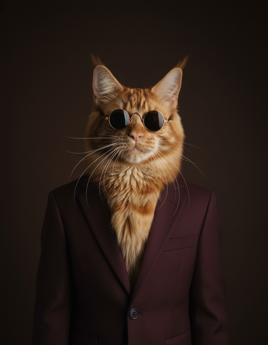 Noir Collection: Personalised Digital Pet Portrait